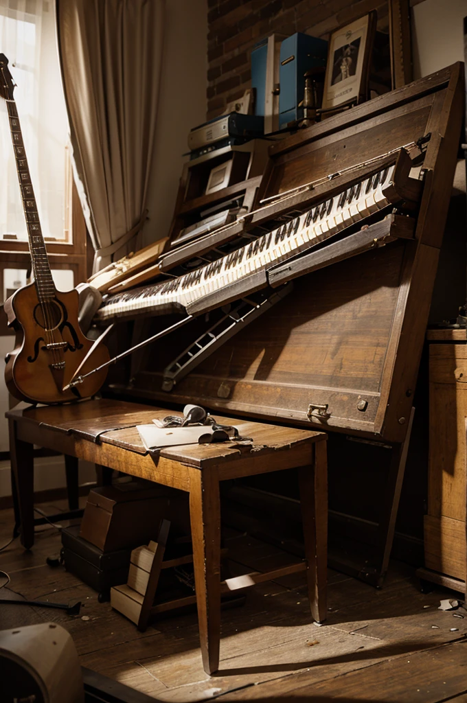 musical instruments , damaged para