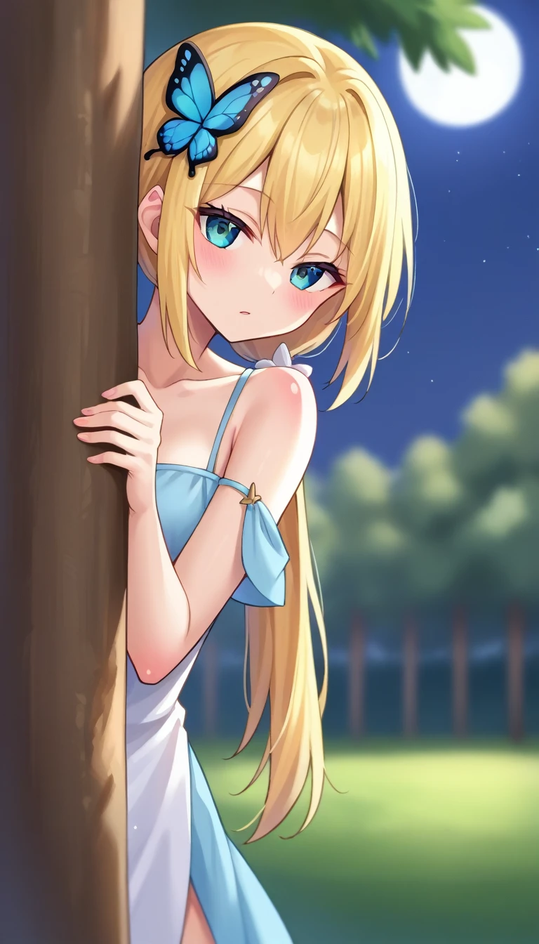 (((nude Complet)))Cat-eared girl standing in garden, BREAK，Blonde long hair，blue eyes，body full((())), smiling mischievously, small breast，((vagina)) vagina toe camel，loli, small curvy loli, (Chibi:1.3), artwork in the style of guweiz, guweiz on pixiv artstation, guweiz on artstation pixiv, guweiz, small li girl, soft anime illustration, Anime visuals of cute girls, Detailed Digital Anime Art