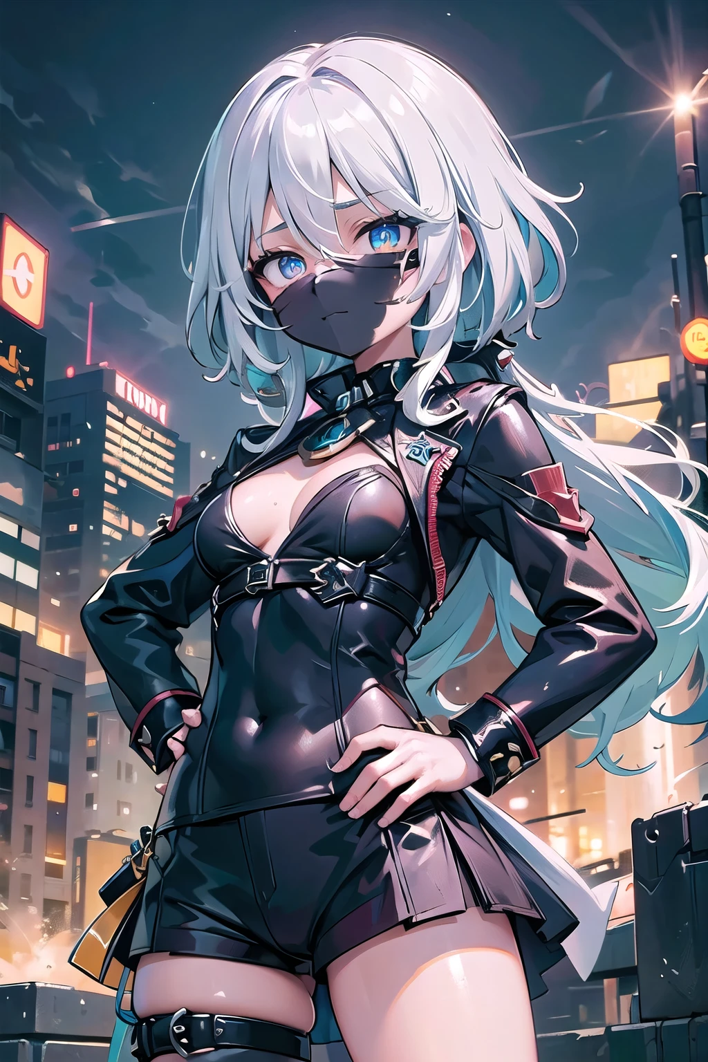 8K, RAW photography, Ultimate Quality, Masterpiece: 1.2
Chibi anime style, Leveled-up character, (Light hair in spikes, vibrant eyes), Proud and determined expression, Hand placed on hip, Exposed character level and XP, Anime avatar floating above, Glowing special effects, Background urban cityscape with neon lights, Realistic shading, High quality, Glistening, high-resolution, Illustration, Meticulous, Epic.

GG on leveling up! You can type /rank to see your rank card in AIGC --s2
High-definition RAW color photography, Professional Photography, Cin