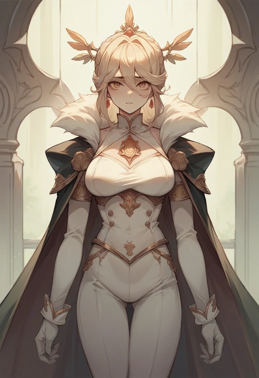 The animated female character standing confidently with a bright light behind her, symbolizing hope and potential.]