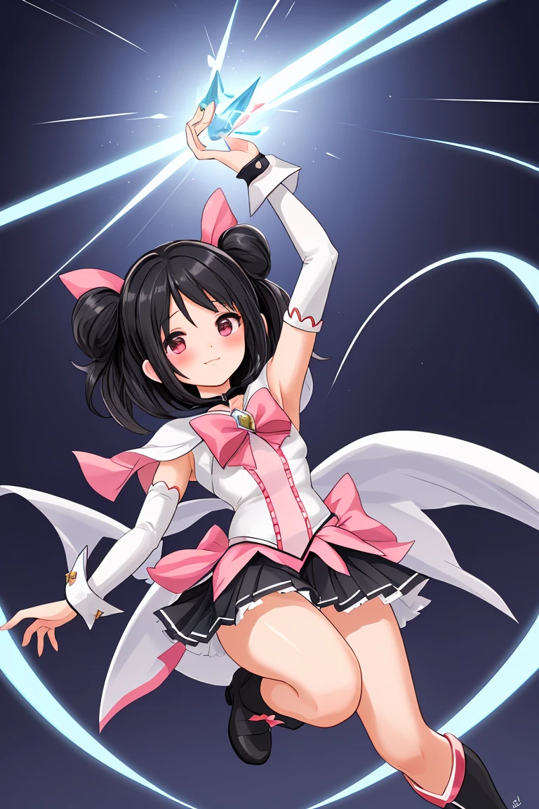 Magical girl Black Hair mini skirt