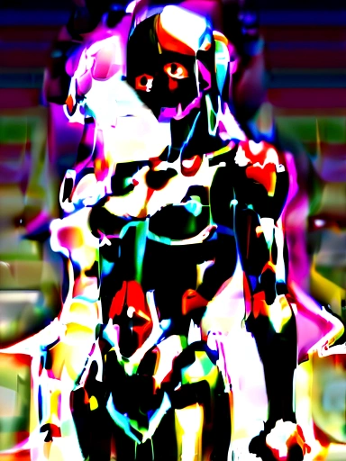 long light purple hair(Sloppy)woman(Slim figure、white鎧、Frightened face、Hollow Eyes、cry、Mid-chest、white鎧((white)Off the shoulder、Sleeveless、Exposing breasts、belly button、Beautiful arms、Elbows are exposed、High Leg、Exposed thighs、Knees exposed)、Prisoner)、womanと戦うリザードマン、リザードマンがwomanを襲う、womanを取り囲むリザードマン、womanを拘束するリザードマン