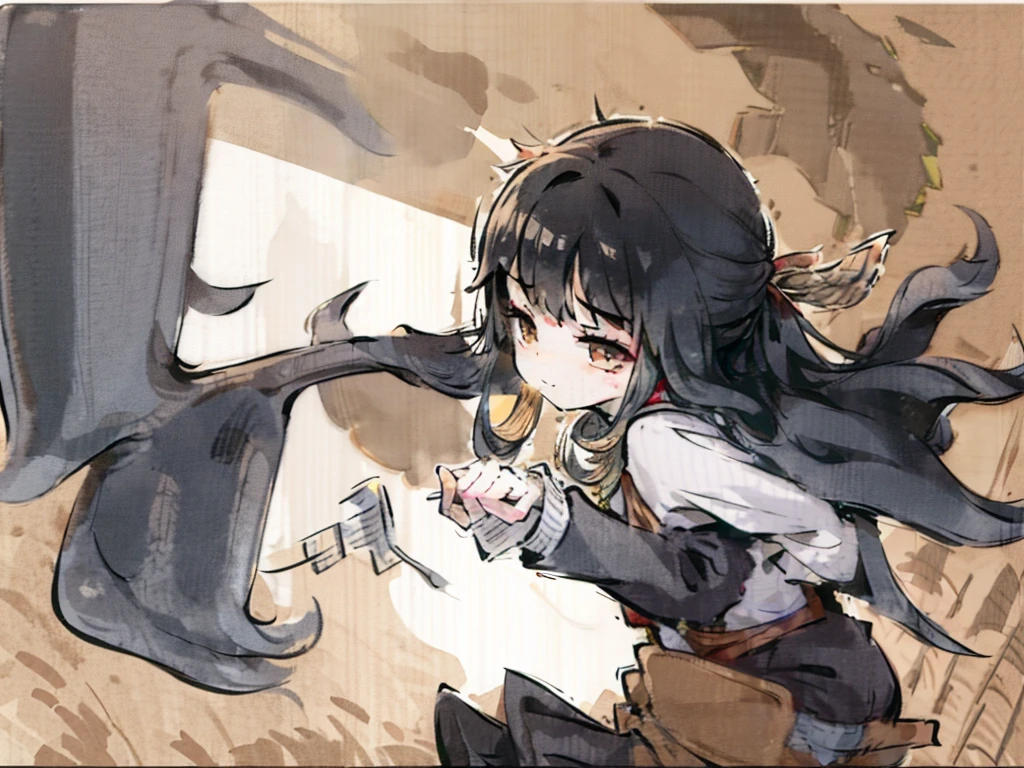 A is holding a sickle and bending over to harvest golden wheat in the wheat field