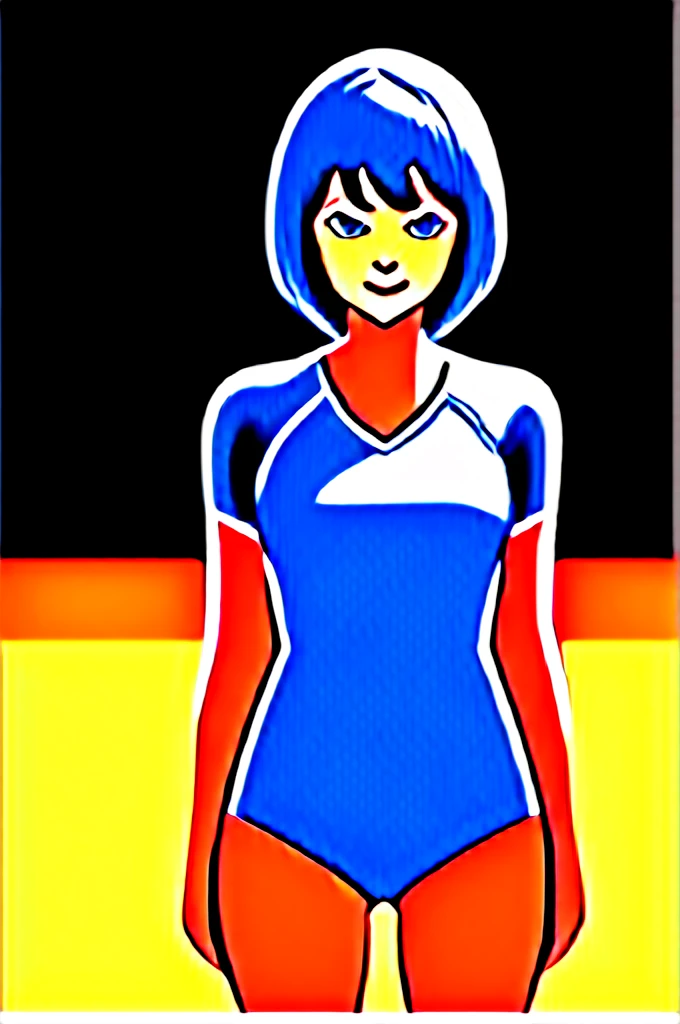 (The FW), 1womanl, Solo, 24 year old, 7headed body, (cute  face), (Ideal ratio body proportions), long , Volleyball Court, Volleyball uniform, Volleyball Attack, Wearing sweat, The costume is sheer, Wet, Smiling smile, short-hair, Dark hair, , A slender, Small buttocks, beauty legs, Skinny Legs, surrealism, Cinematic lighting, depth of fields, One-person viewpoint, F/1.8, 135 mm, nffsw, masutepiece, ccurate, ((Anatomically correct)), Textured skin, Super Detail, high details, High quality, awardwinning, Best Quality, hight resolution, 8K ,wet panties