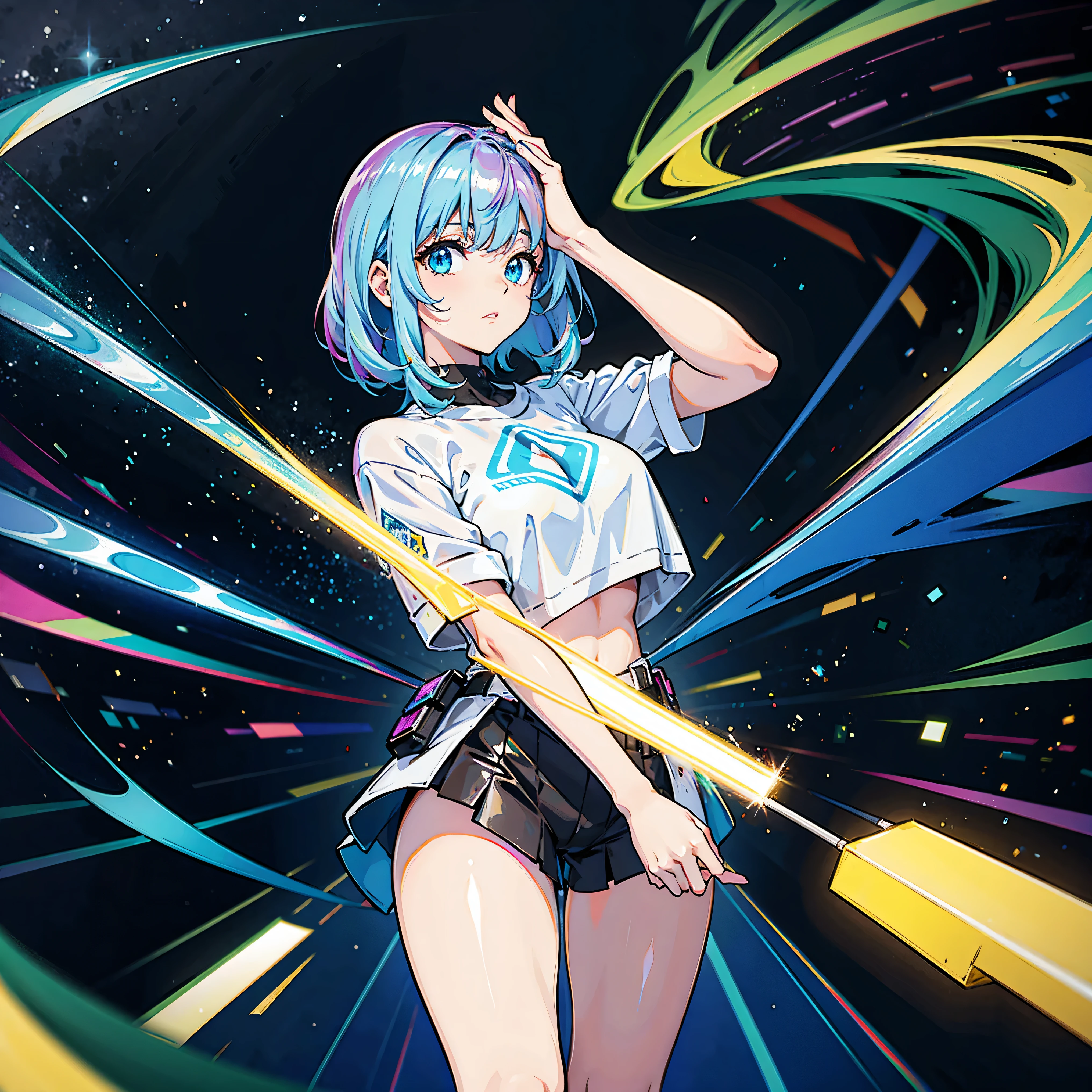 Holographic glow effect