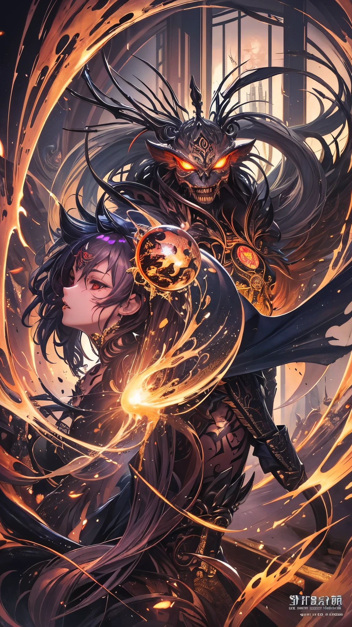 ((Highest quality)),(Ultra-high resolution),(Very detailed),(Detailed Description),((The best CG)),(A masterpiece),Ultra-detailed art,素晴らShii絵画芸術,(Fantasy art with intricate detail:1.5), (nightmare:1.6),(Female Devil:1.5),(spider),(scorpion),(snake),(goat),(bat),(Dragon),((Fusion:1.6)), Vulgarity,(Evil:1.3),disaster々Shii,(Tattoo:1.6),Darkness:1.3,