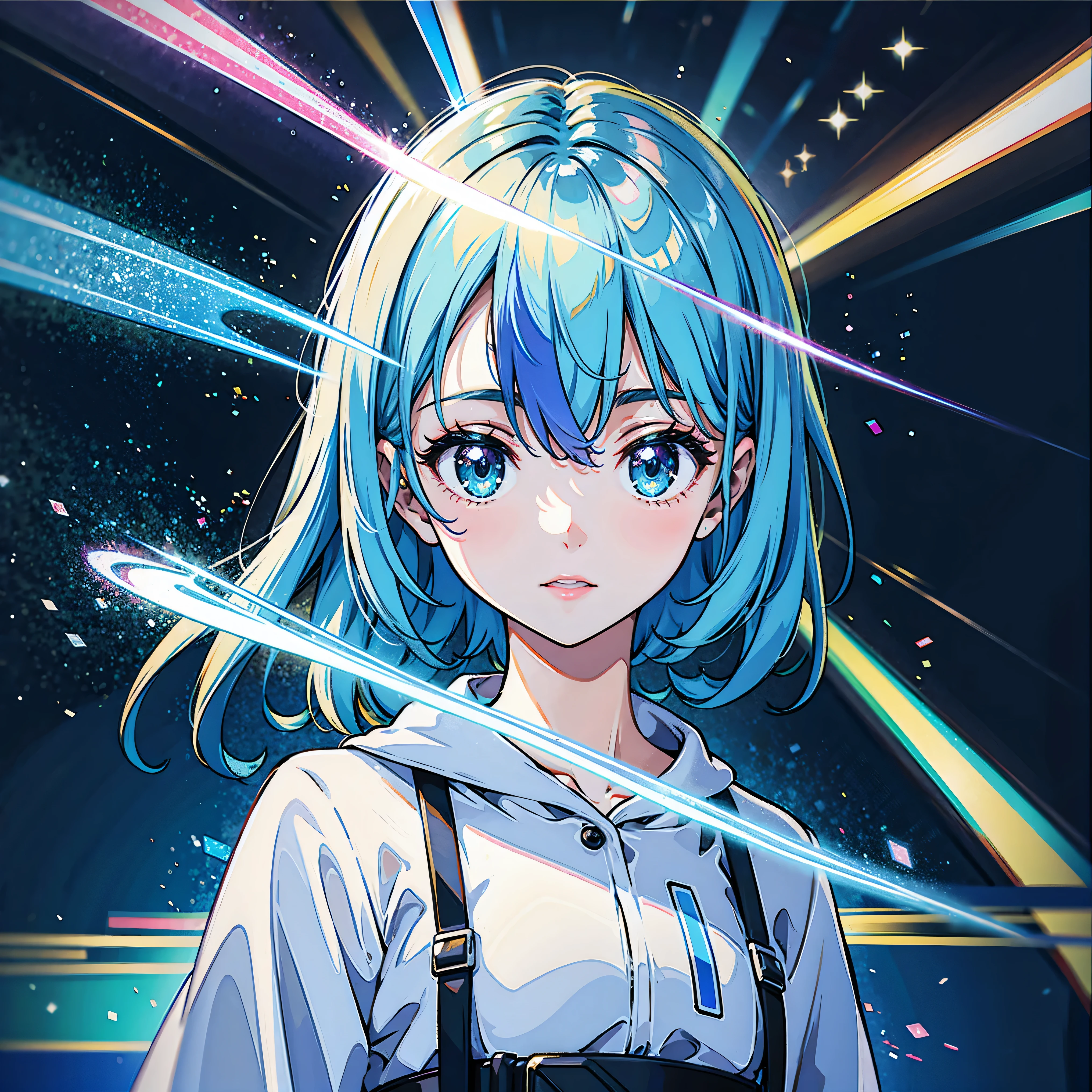 Holographic glow effect