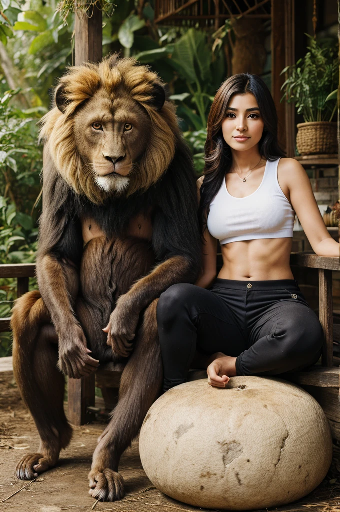 Fores in Lion rebet monkey bear cow 