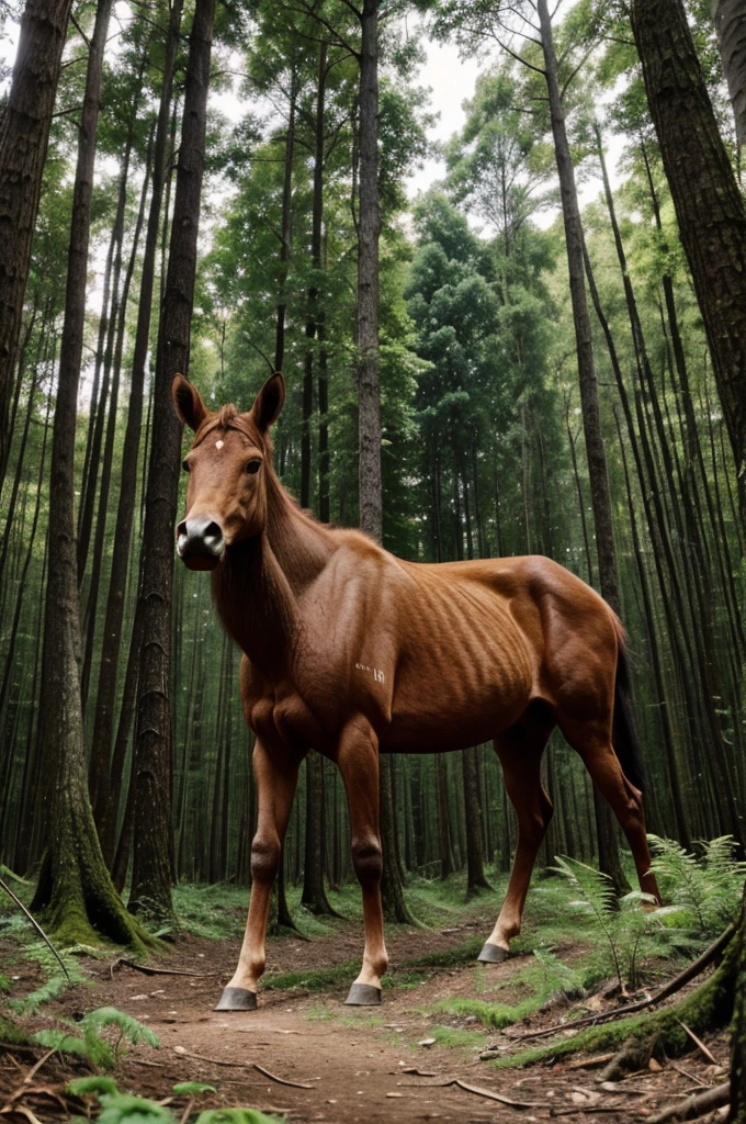 Different type of animal in forest image