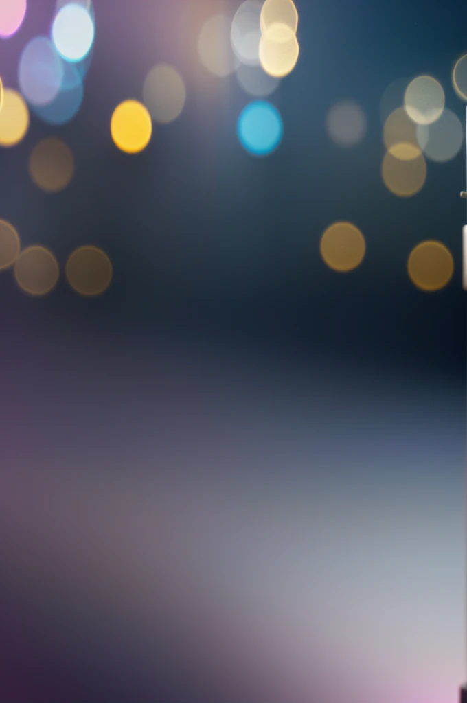 Abstract blur bokeh banner background. Rainbow colors, pastel purple, blue, gold yellow, white silver, pale pink bokeh background