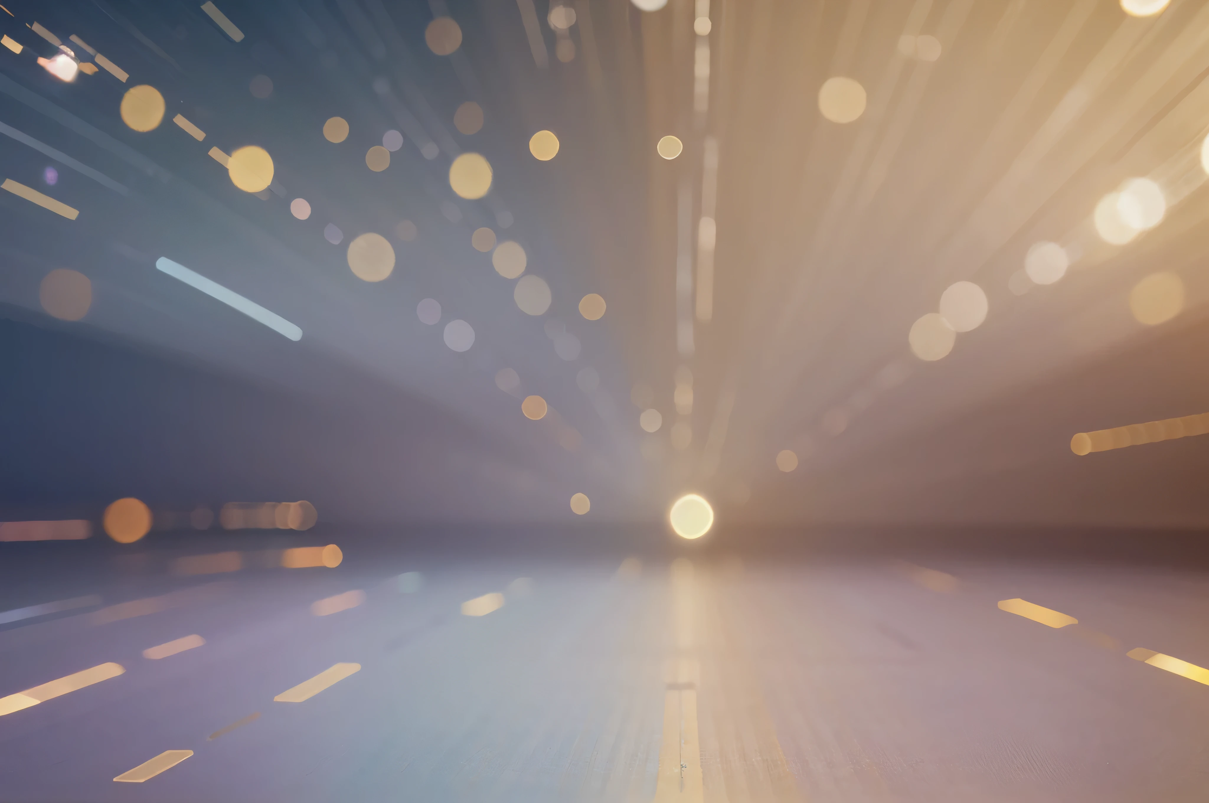 Bokeh Backgrounds: Soft, blurred lights in various colors.
