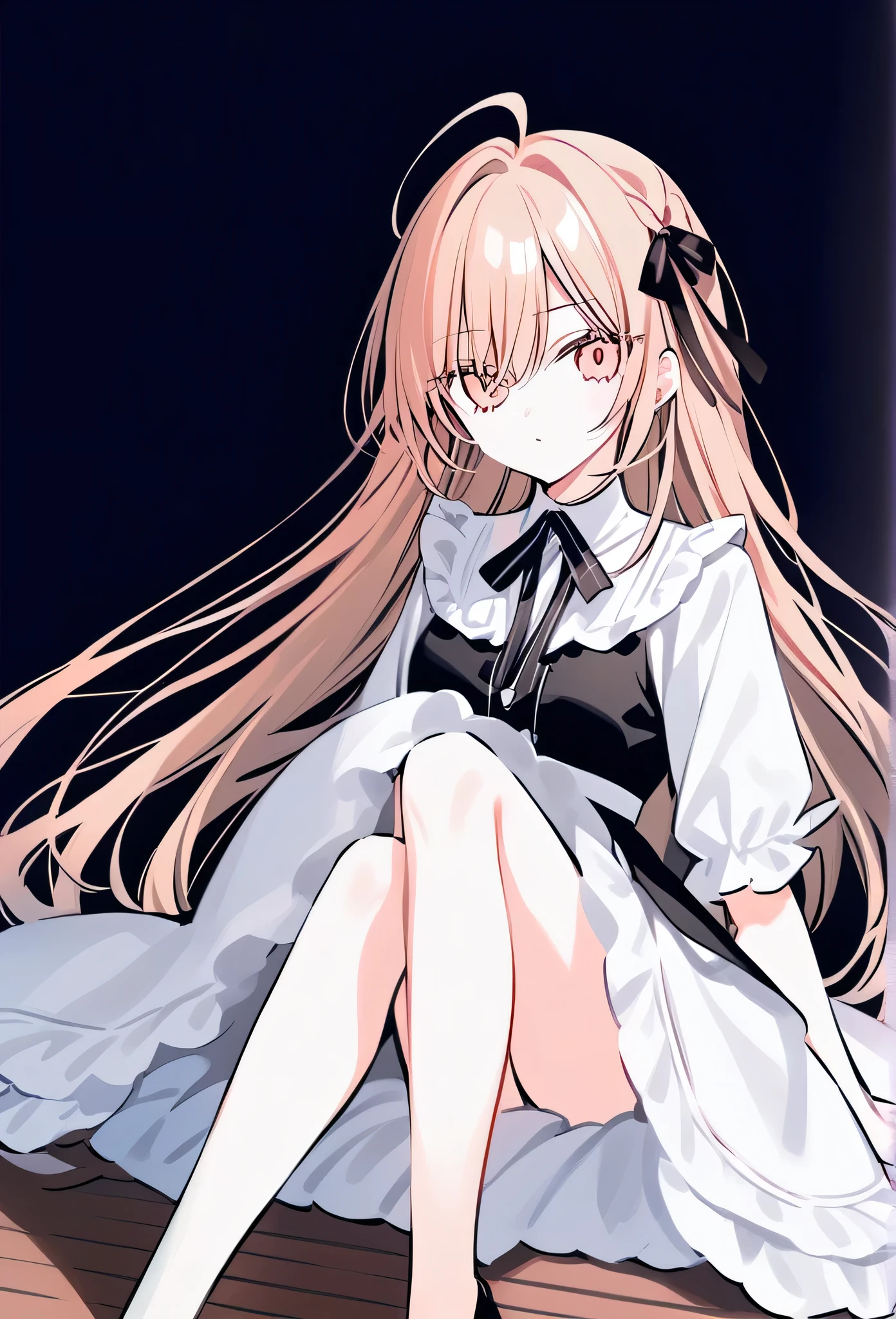 Rurudo, 1girl,  alone,  Chiaki Nanami, danganronpa