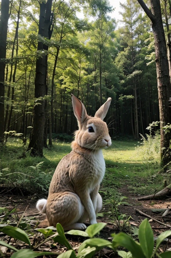 Rabbit in forest
