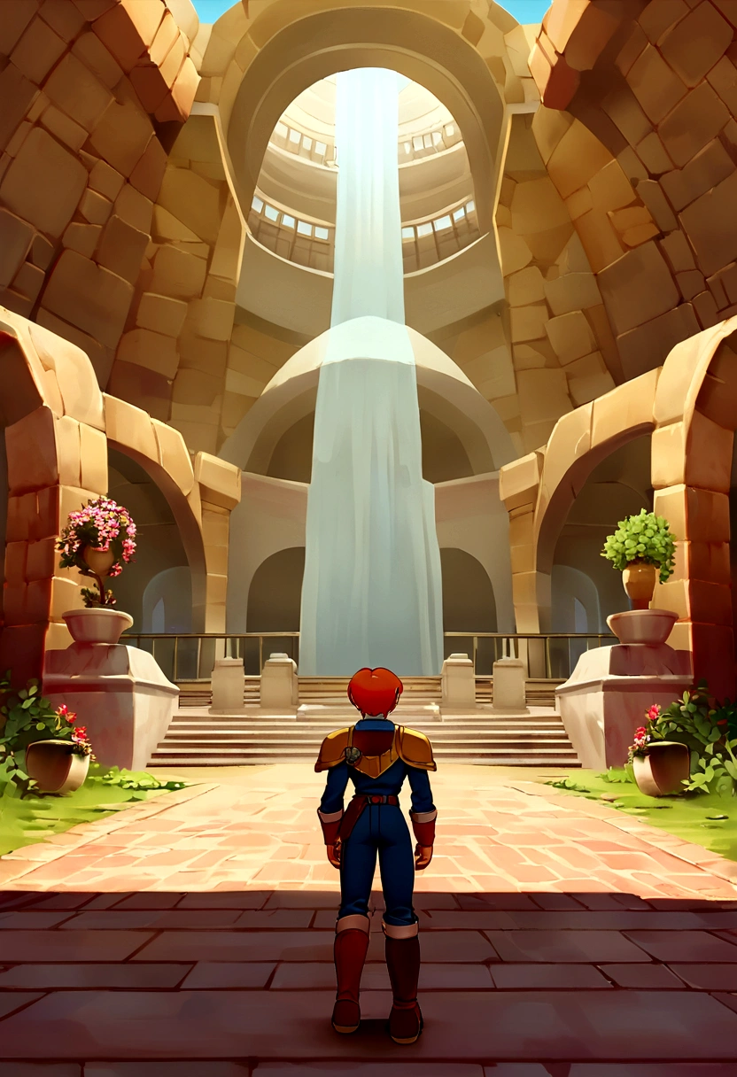 realise moi un art basé sur le jeu-video gunstar heroes de treasure sur sega megadrive