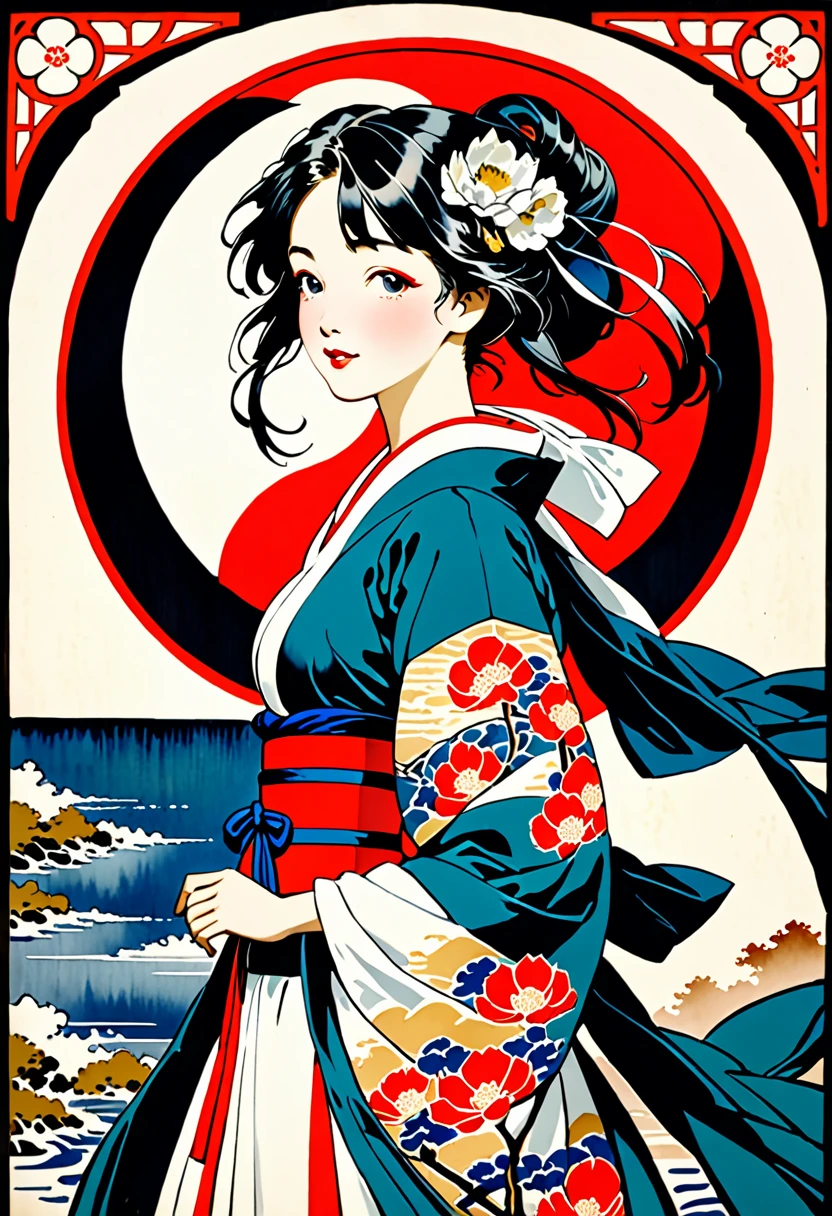 Ukiyo-e was one of the first forms of Japanese art that found its way across the seas to
Europe and America with the opening of trade between the countries. The influence
that this exposure had upon the West became known as Japonism, defined by an
interest in the aesthetics of the style that would go on to profoundly influence many
Western artists and movements such as Impressionism, Art Nouveau, and Modernism.