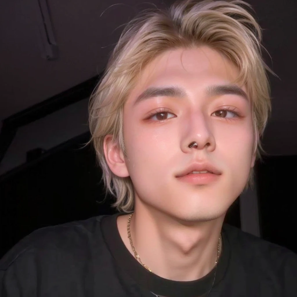 a close-up of a person with a necklace around their neck, cai xukun, Jungkook, he has a glow coming from him, xqc, Taehyung eating Gucci fries, hyung tae, adorable and pale korean face, Jimin\the right eyelid is swollen, yanjun chengt, he is about 20 years old, he is about 20 years old