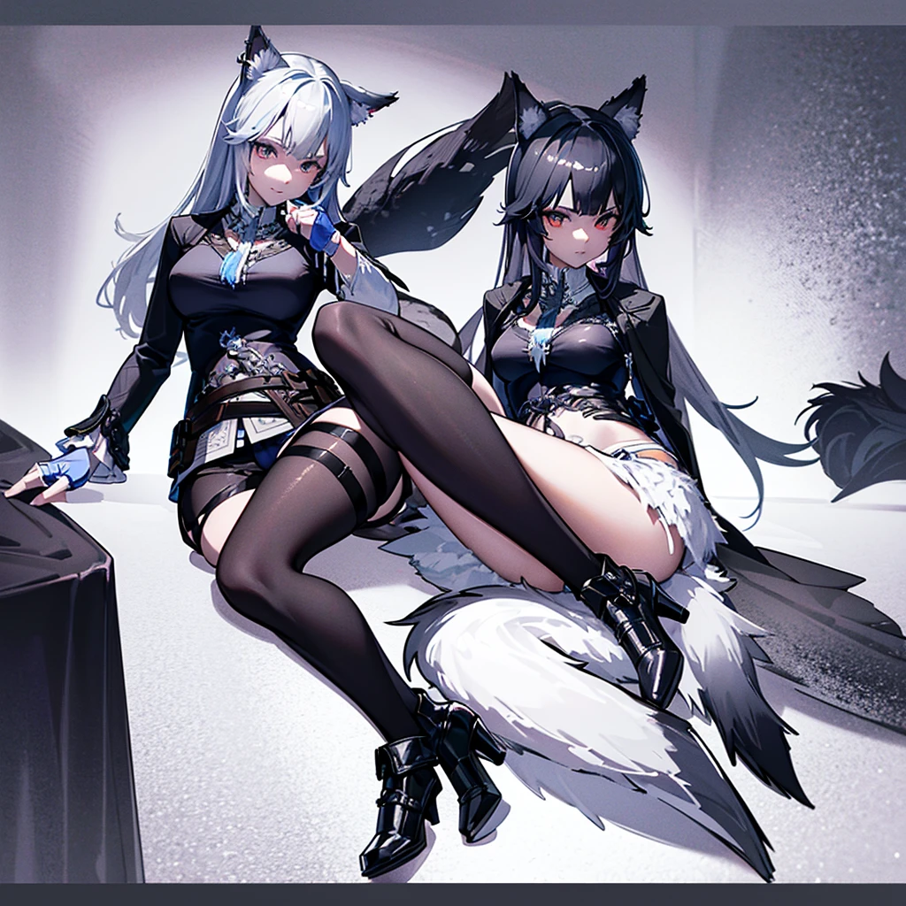 NSFW,masterpiece,Highest quality,High resolution,Super detailed,Shirakami Fubuki\(Hololive\),Gray Hair、One-sided braid、Ahoge、Earrings、Fox ears,Fox Tail,(Leather leotard),High leg,(Body Harness),Micro Mini Skirt,Fishnet tights,Embarrassed,Frustrated face,Lust,blush,Expecting face,(Ahegao),Smirking face,Love Hotel at Night,Luxurious Room,sofa,low table,sake,chandelier,(To flatter),want,Streaks,(Sex slave),(Middle-aged men),A man puts his hands on her waist and hugs her,Having sex,Insert the penis,Creampie,heart,Wet,(Squirting),Leg spread,Lying down,Lying on your back,Normal position,(Falling into Pleasure),Obedience,(Trembling),From above