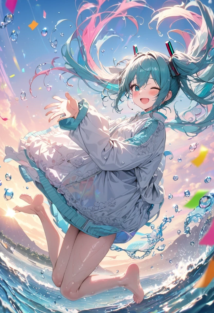 open hands, hands up, reaching out, holding air, water drops
