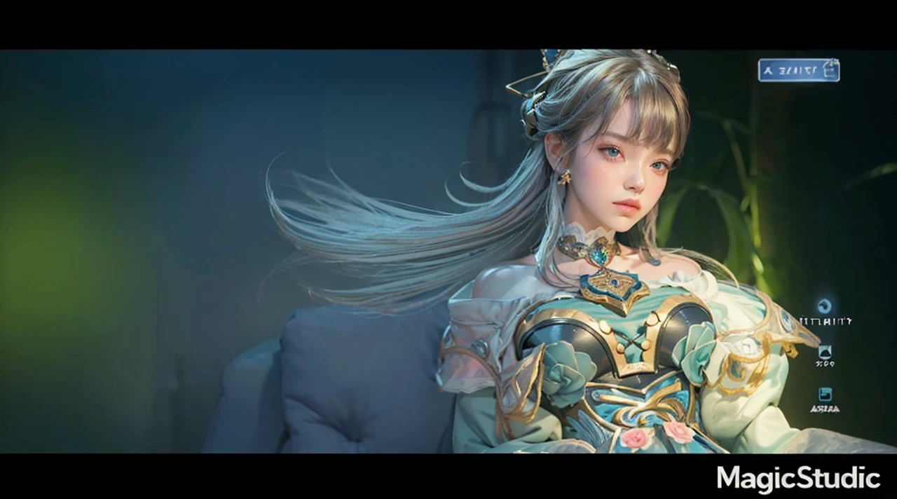 best quality)), ((Masterpiece)), (details:1.4),  3d, (((The beautiful Goddess Guan Yin has perfect big breasts.))), HDR (high dynamic range),Ray Tracing, NVIDIA RTX,Excellent resolution,detailsสมจริง, subsurface scattering, PBR Texturing, After processing, Anisotropic filtration, depth of field, Maximum sharpness and clarity,multi-layered surface,Albedo and special maps,surface shading,Accurate simulation of light-material interactions,perfect proportions,Octane Render,electricity