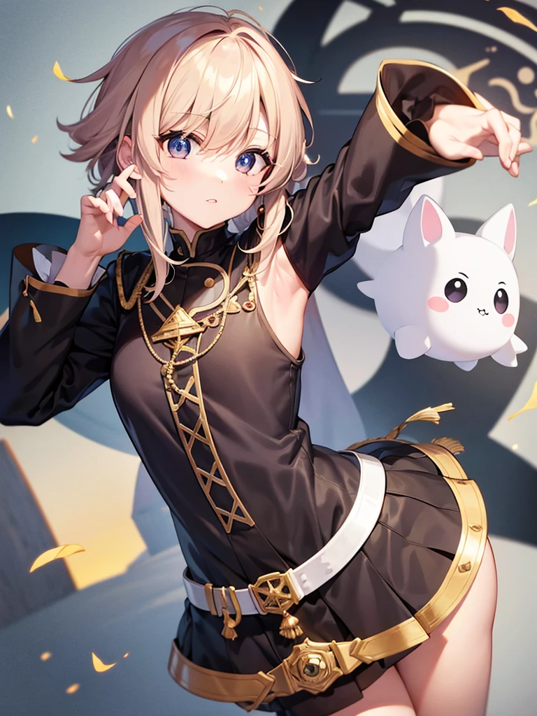 Sherlock Holmes、Chibi、anime、1 person、whole body