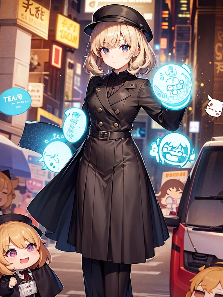 Sherlock Holmes、Chibi、anime、1 person、whole body
