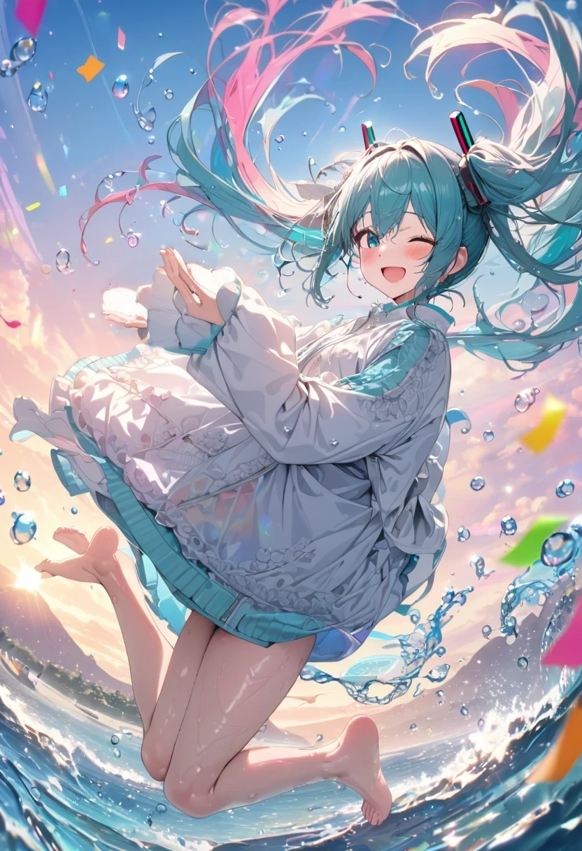 open hands, hands up, reaching out, holding air, water drops