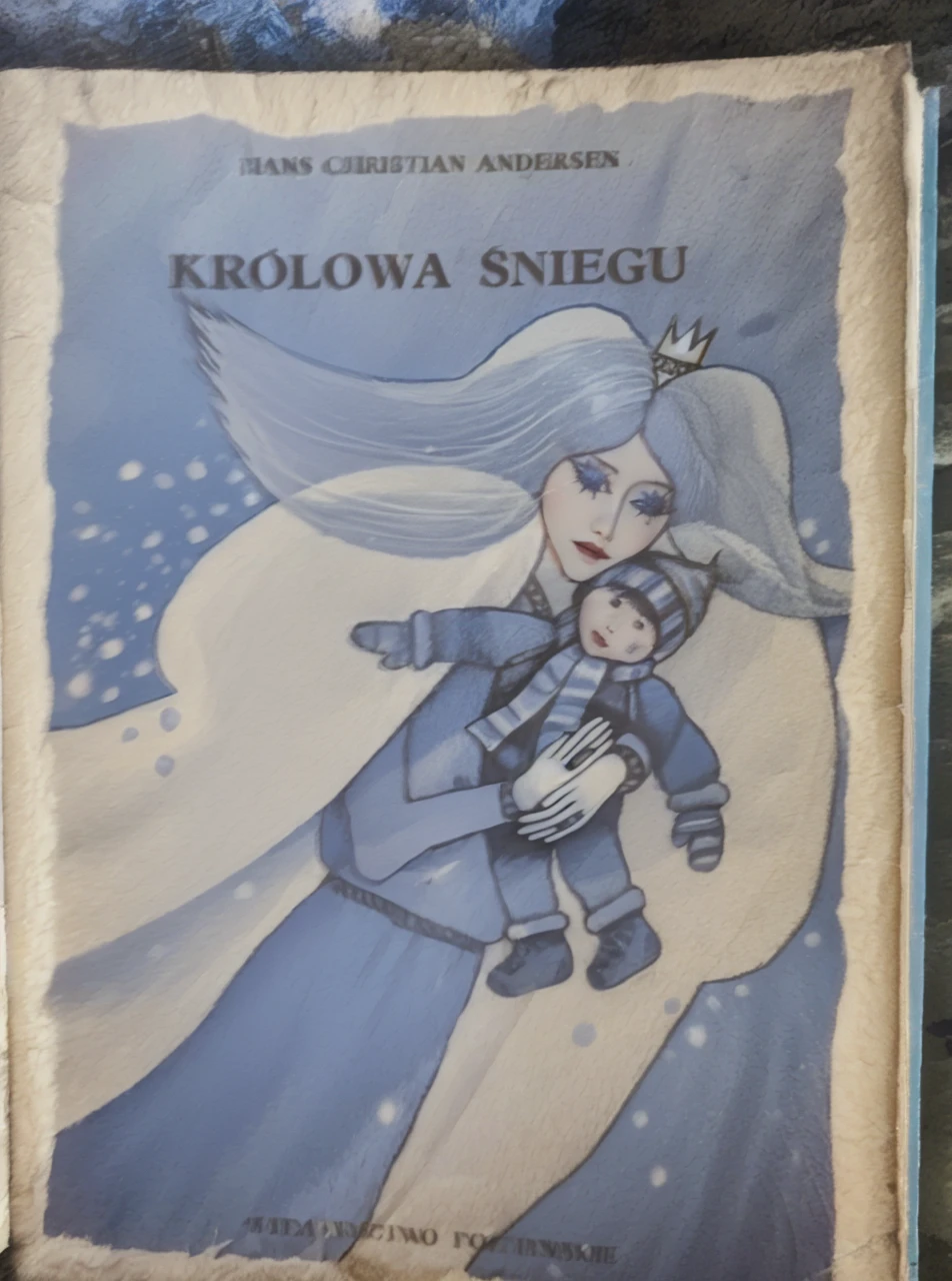 The Snow Queen fairytale , snow queen in white soft fox fur coat, real snow queen, snow queen hug in fur coat wrapped around her fur