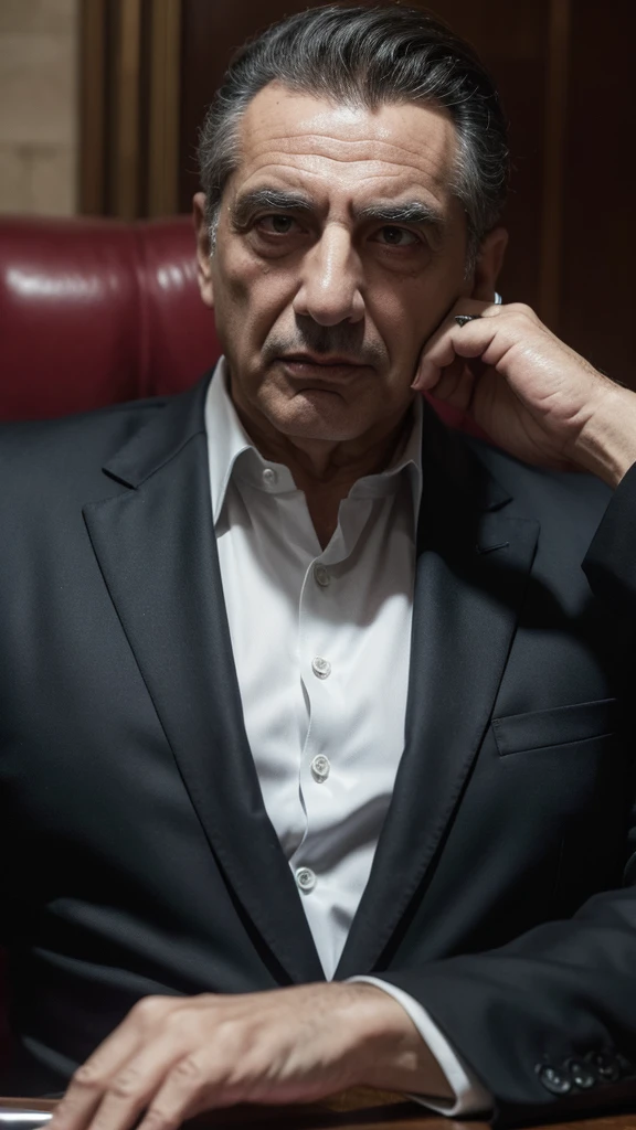 Domenico Conte, Manocchio crime family capo, Italian American mob capo, 68 years old, 2013, in rhode Island, GTA 4 style, old-school gangster