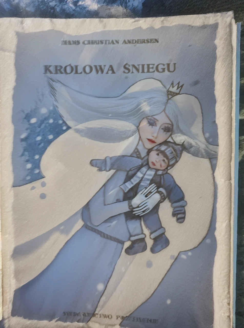 The Snow Queen fairytale , snow queen in white soft fox fur coat, real snow queen, snow queen hug in fur coat wrapped around her fur