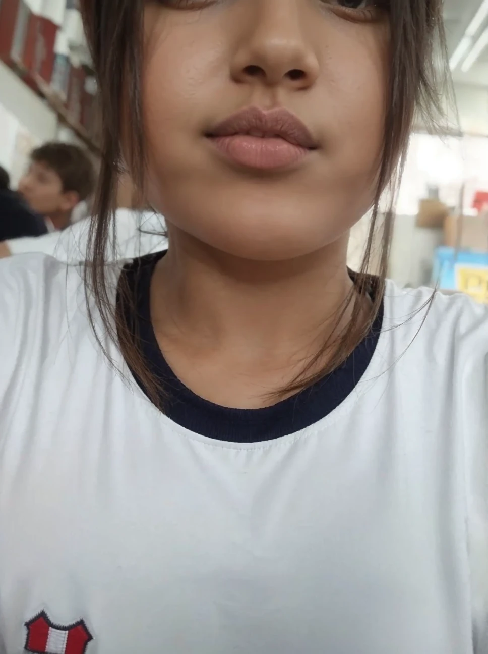 With big breasts