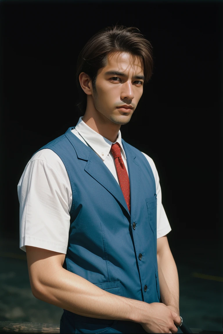 Stunning handsome men , Portra 400 film photo, analog inspiration
