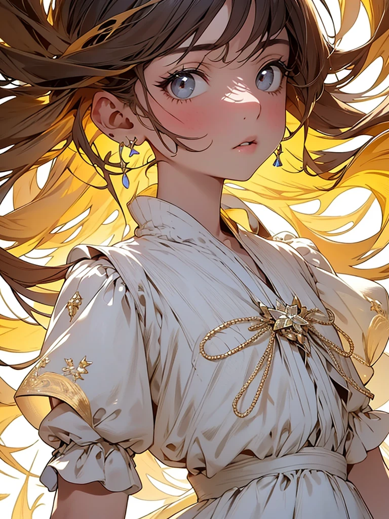 [full:upper:6] body photo of an attractive 30 year old beautiful woman wearing casual sundress and a sun hat standing in wheat fields holding one hand in the air, solo, [caucasian|swedish|italian], messy long [white|blonde] hair, slim body, large green eyes, luscious lips, freckles, looking at the camera, detailed face, detailed eyes, detailed clothes, rural area background, in front of a village, dust, dusty and dirty environment, drought, heatwave, sun rays, midday, summer, heat distorted air, heat distortion, soft lighting, cinematic lighting, backlight, desaturated, refracted sunlight, medium depth of field, high quality, ultradetailed, sharp focus, dslr, uhd, hdr, 8k, intricate details, hyperdetailed, f/5.6, absurdres, professional, photorealistic, photo-realistic, realism, hyperrealism, art photography, analog, award winning masterpiece, vintage, dynamic composition
