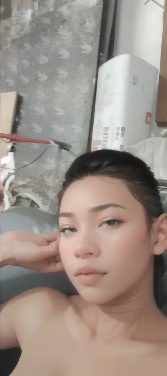 (masterpiece, best quality, highres, high resolution:1.2), extremely detailed, realistic, intricate details, Noemi, beautiful 27 year old Filipino woman, , Filipino, black wavy hair, classroom, sitting on desk, smiling, gym shorts and a school tee shirt and a visor, (in basketball gym:1.3), sfangle,