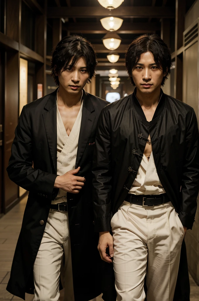 Osamu Dazai and the black jacket were looking at something., Hijikata Toshiro, Hijikata Toshiro of gintama, Okabe Rintaro, Okata Kazuto, Nobutaka Ike, Inspired by Okumura Masanobu, Kapmoe Yandere, anime pictures shuushuu