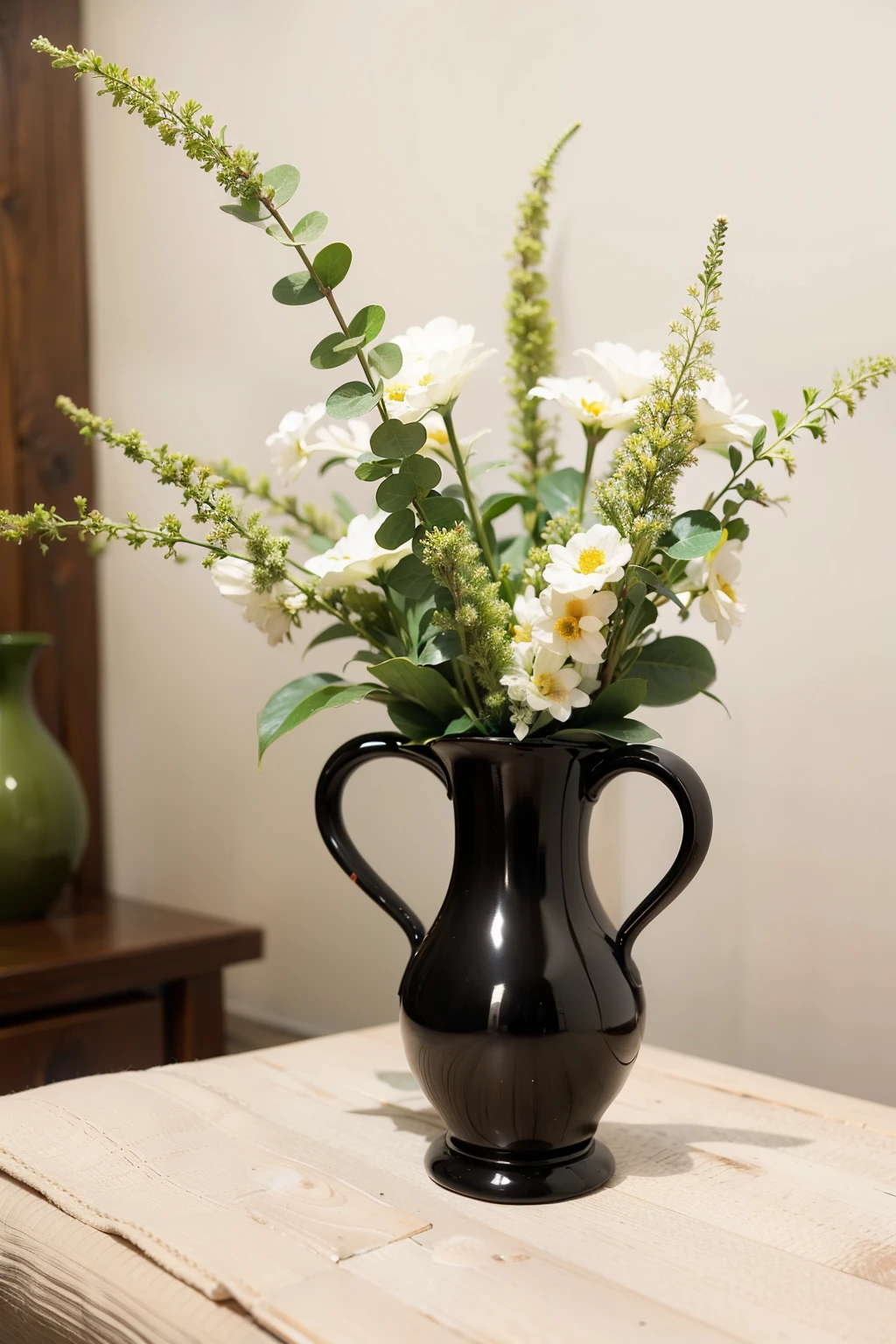 Puppy shaped vase,The place to place the flowers is the puppy's paw