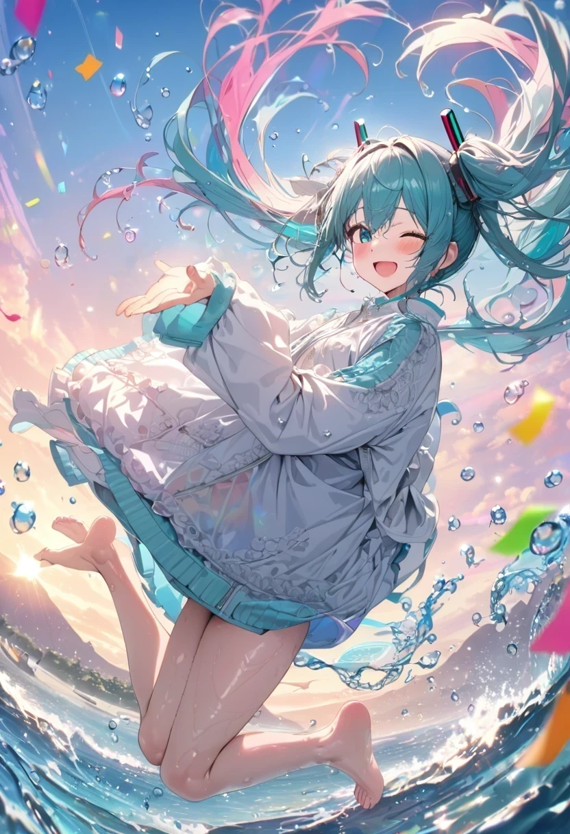 open hands, hands up, reaching out, holding air, water drops