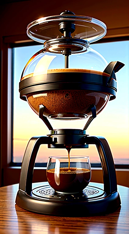 Elevate Your Coffee Experience with a Helicopter-Shaped Coffee Machine