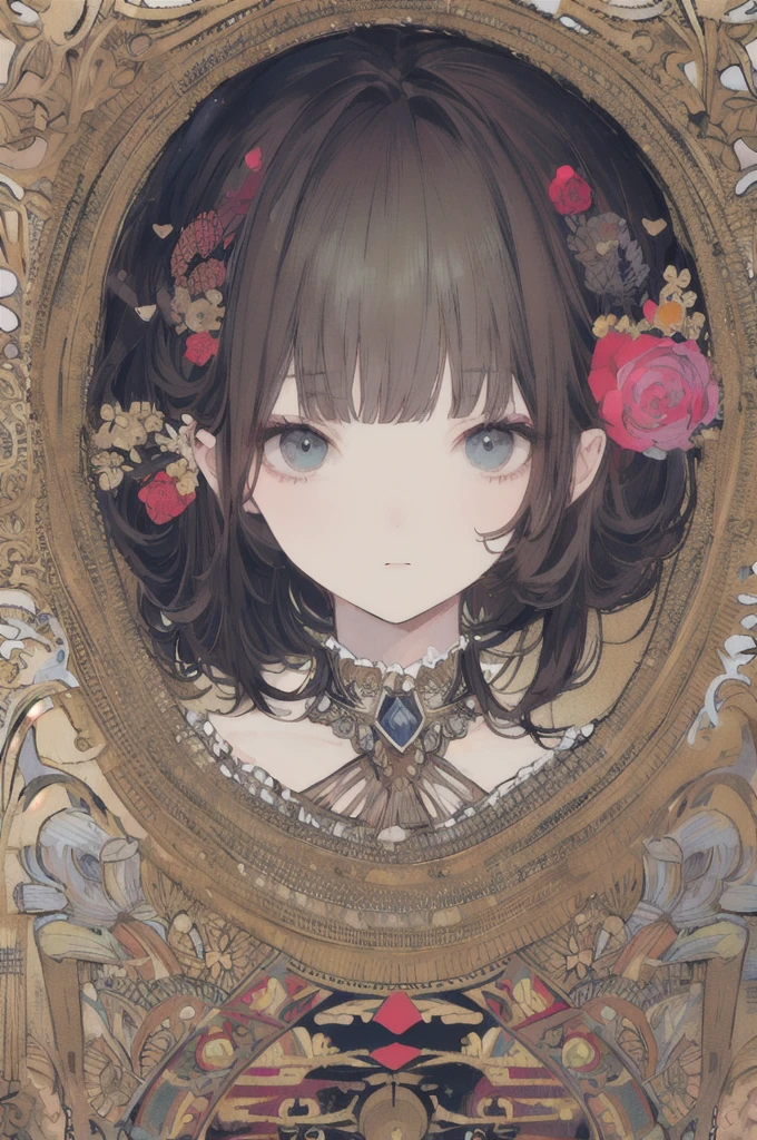 girl,masterpiece, highest quality, official art, flat color