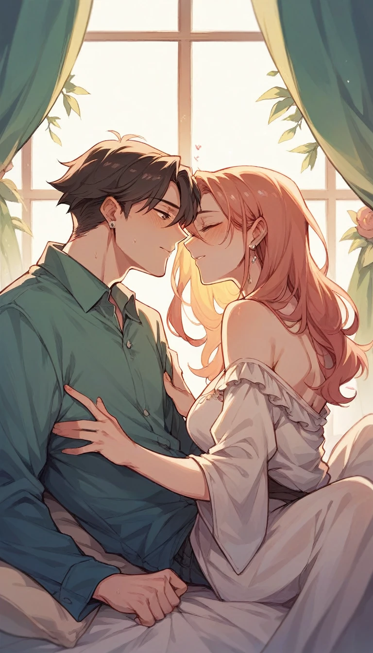 cartoon couple