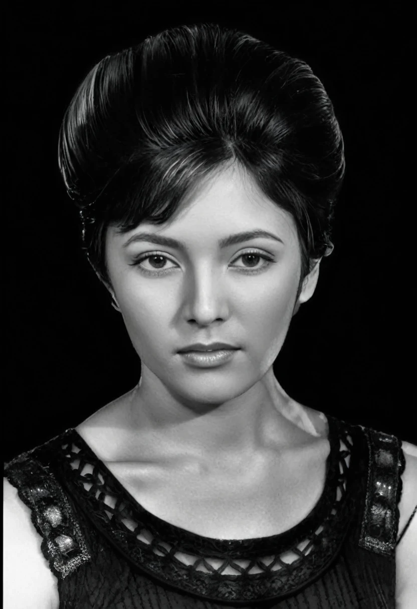 Hair lightening, more hair shine, more light, more light reflections from hair, sunlight on hair, b&w picture