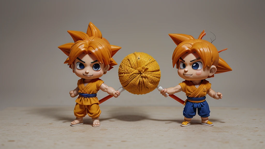I want a chibi sangoku with a plain background