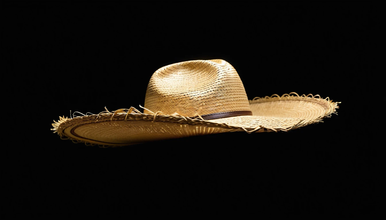 straw,weave,Art,there is a straw have with a brown band on it, straw have, Mexican Sombrero, wearing huge straw have, wearing straw have, straw, with straw have, fancy have, wearing wide sunhave, On black background, ten-gallon have, have, brown have, On black background, no have, dark have, Contextureless, black sun have,