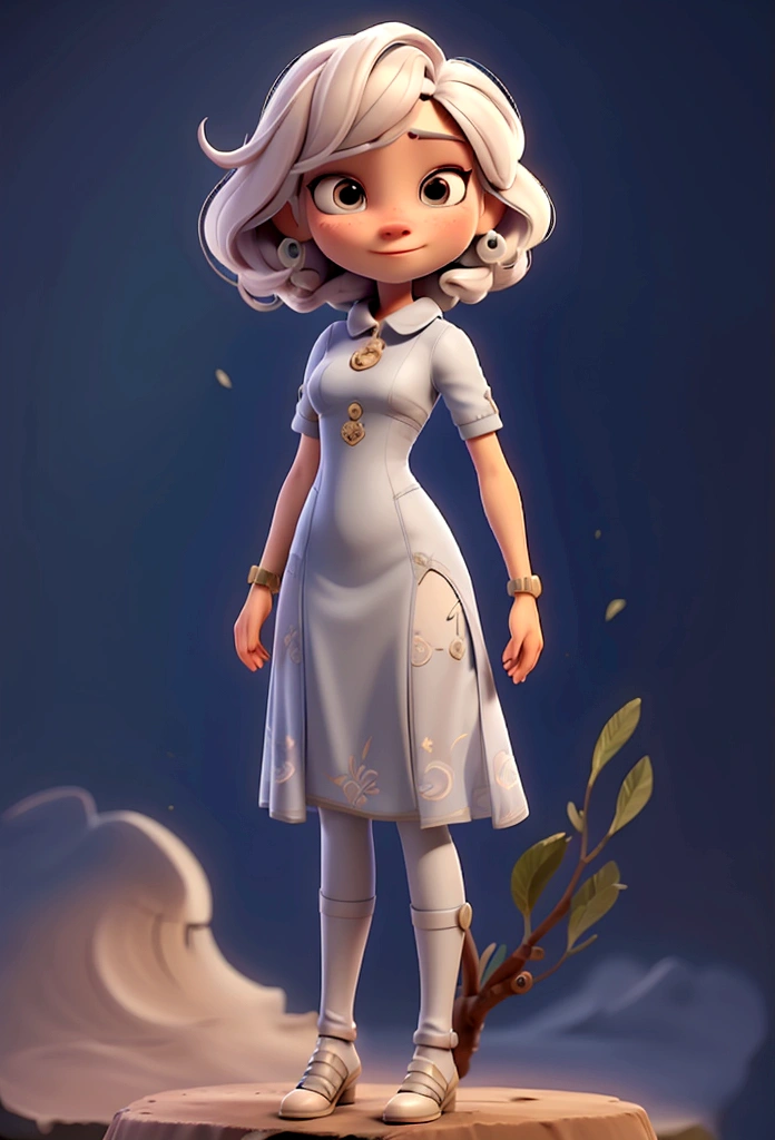 Crie uma personagem feminina full body