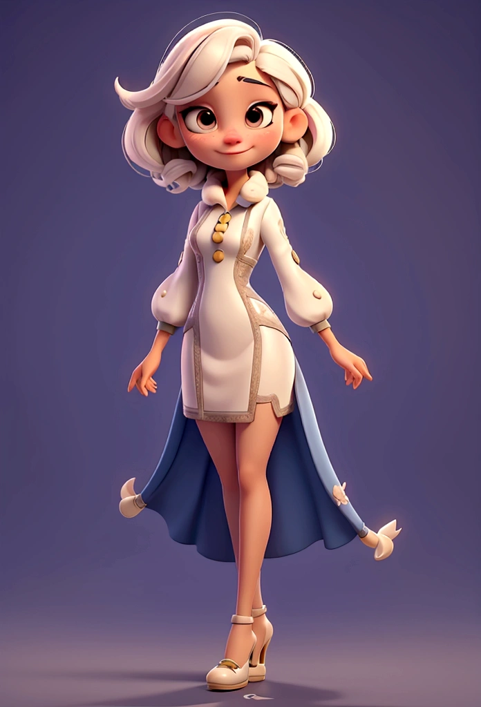Crie uma personagem feminina full body