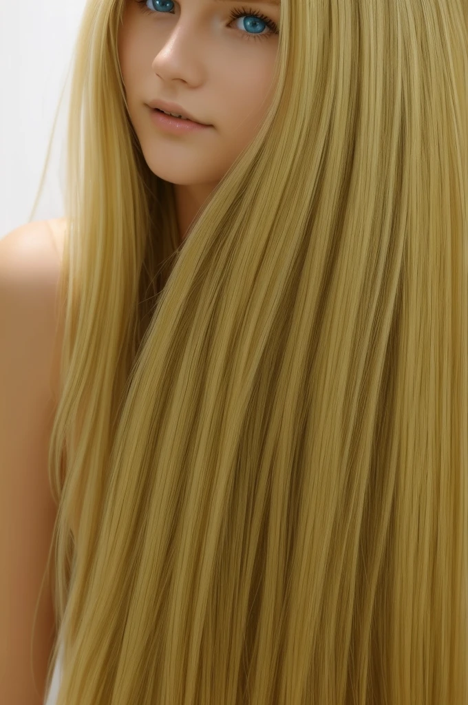 1 girl in, 19 years old, long blonde hair, looking at viewer, blonde hair, green eyes, full body, realistic