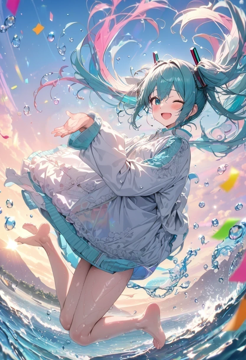 open hands, hands up, reaching out, holding air, water drops