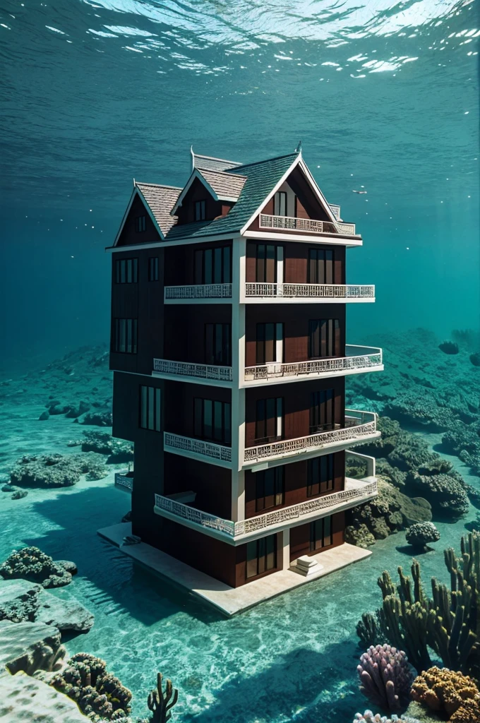 A underwater house
