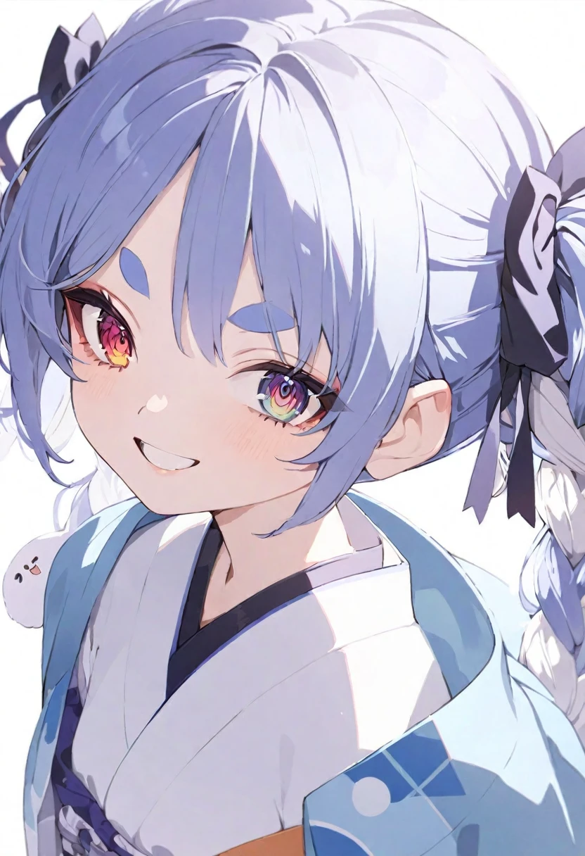 (muste piece), (best quality), very detailed eyes, expressive eyes, perfect face, very detailed face, highly detailed face, beautiful girl, 8K, beautiful girl, white background background, delicate and beautiful face and eyes, dark intense shadow,
1 girl, vtuber style, cool girl, hololive, usada pekora, streaked hair, Gorgeous kimono, wearing Haori, japanese hair accessories, small chest, one eye close winking, smile, (full body), (whole body), looking at viewer, standing,