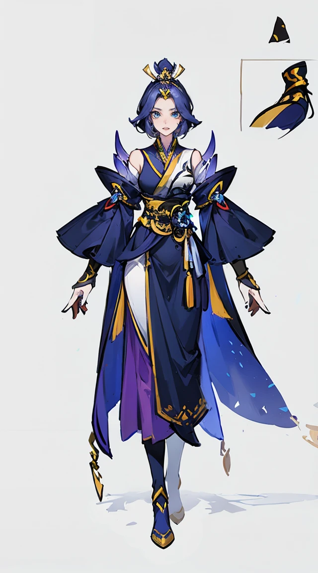 1 woman(pretty face),unique,full body standing illustration,alone,transparent background,Original character design from East Asia,game character costume design,elegant,high detail,Color grade, (glow), ((Give off a dramatic glow)), ((Beautiful and detailed light)),intricate details, lens flare,((white background)),ultra high resolution,sharp focus,HD,8K,distinct facial features,Clear details,beautiful eyes,beautiful face