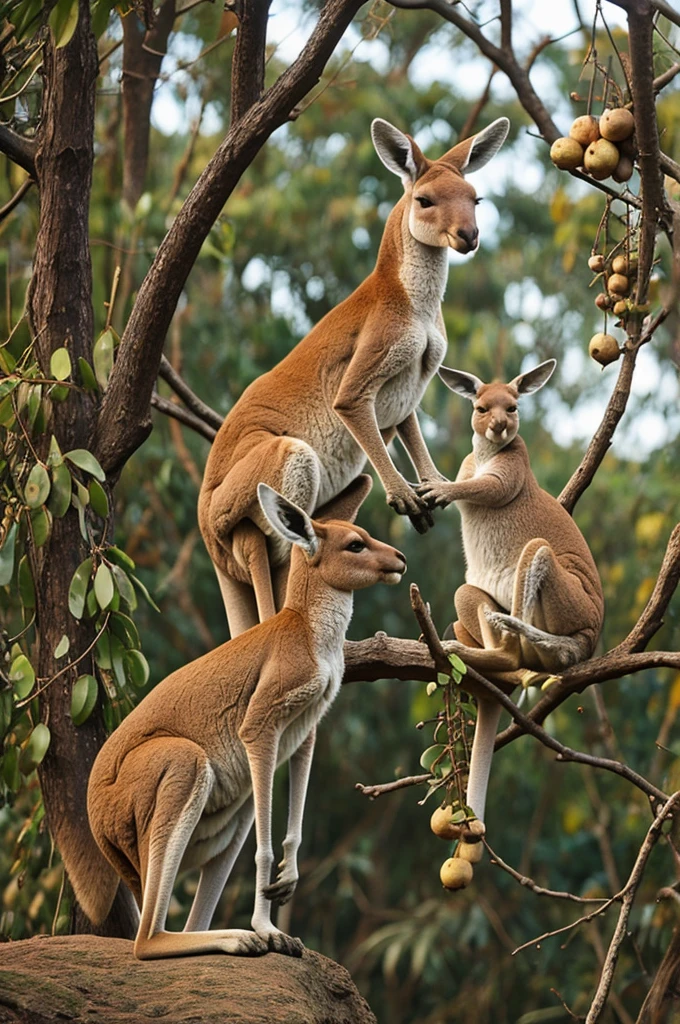 Kangaroo and Longan